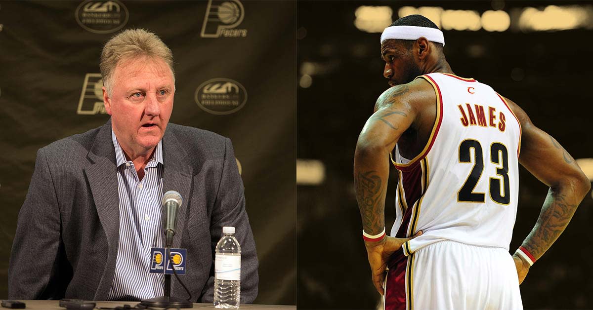 Larry Bird in deep talks about the heavy scrutiny of LeBron James: “‘The Decision’ was a bad decision”💔🥺