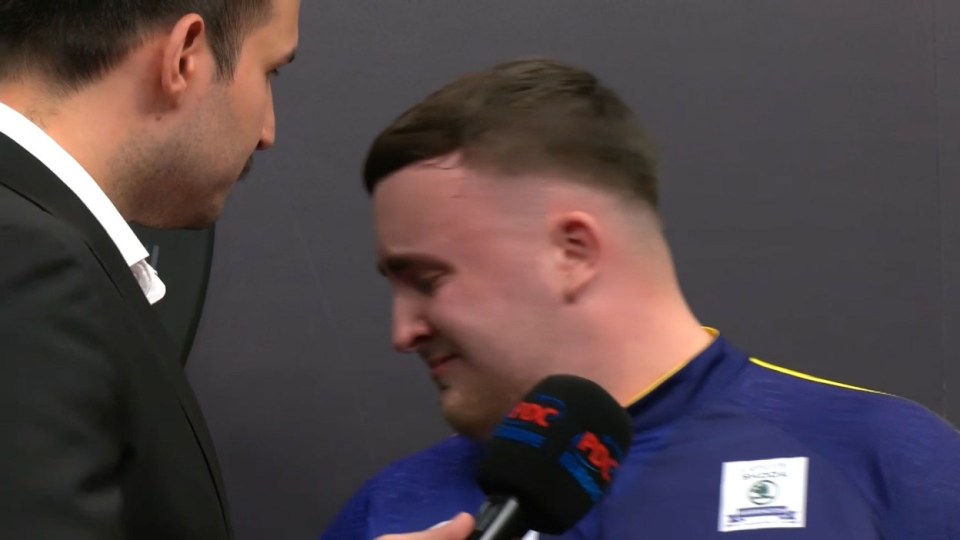 ‘Darts is being rigged’ Luke Littler spotted in tears as he embrace another awful loss to Rob Cross and plea for a honest….. full article below ⬇️