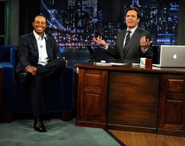 He’s a baby in diapers”: When Tiger Woods’ video of son Charlie’s golf shot left Jimmy Fallon astonished