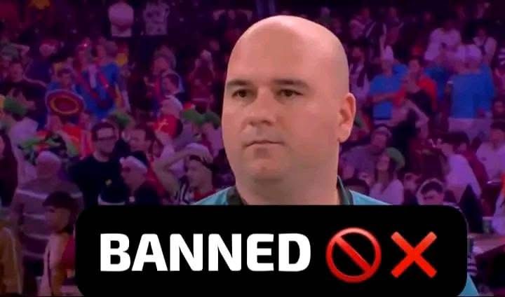 DARTS star Rob Cross faces 3 year BAN from DARTS after lewd gesture in World Championship loss ❌