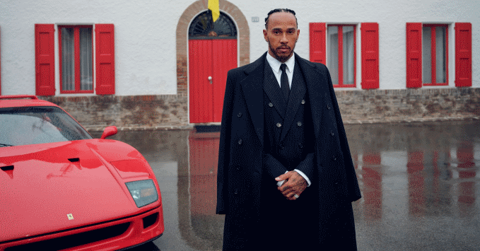 Lewis Hamilton reveals strategy behind ‘godfather’ Ferrari photo in Maranello