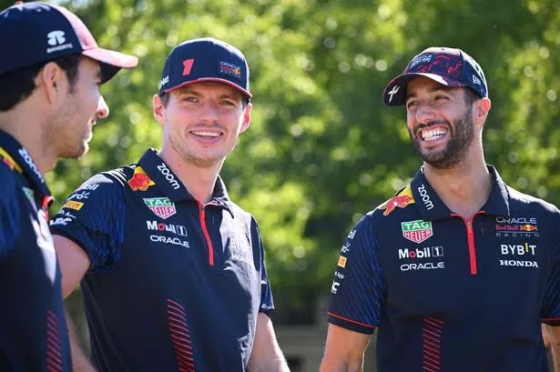 Red Bull plan if Max Verstappen gets F1 ban as truth of Daniel Ricciardo theory emerges  Max Verstappen is one penalty point away from a Formula 1 race ban and Red Bull will have to have a plan in place in the event the Dutchman has another run-in with the stewards   Max Verstappen and Daniel Ricciardo smile during a conversation  Daniel Ricciardo won’t be filling in for former team-mate Max Verstappen if the Dutchman gets a ban  Red Bull have a plan in place in the event they need to find a one-off replacement for Max Verstappen. The Dutchman is one penalty point away from a Formula 1 race ban after colliding with George Russell in Barcelona last Sunday and must now be on his best behaviour.  Two of the 11 penalty points on his licence will expire at the end of this month. But, until then, he will be walking a tightrope at the Canadian and Austrian Grands Prix – a single penalty point gained at either of those races would trigger an automatic one-race ban under FIA rules.   But in the event that does happen, Red Bull will not be turning to former drivers such as Daniel Ricciardo or Sergio Perez. Despite hopeful reports in the Australian media suggesting Ricciardo could be on for a one-off F1 return to help out his former employer, Mirror Sport can confirm that will not happen.   It is understood that Red Bull believe it is unlikely that they will have to choose a temporary replacement for Verstappen. But, if they must, then it will be a current Red Bull driver who gets the nod to step up.  Sign up to our free weekly F1 newsletter, Pit Lane Chronicle, by entering your email address below so that every new edition lands straight in your inbox!     Find more about Max Verstappen warning sent as F1 hopeful receives ban and will miss next race Max Verstappen warning sent as F1 hopeful receives ban and will miss next race   Max Verstappen warning sent as F1 hopeful receives ban and will miss next race Find more about Max Verstappen slaps away Netflix microphone during Lando Norris chat at Spanish Grand Prix   Max Verstappen slaps away Netflix microphone during Lando Norris chat at Spanish Grand Prix Max Verstappen slaps away Netflix microphone during Lando Norris chat at Spanish Grand Prix Find more about Max Verstappen left furious as Spanish GP ruined late on and Oscar Piastri wins Max Verstappen left furious as Spanish GP ruined late on and Oscar Piastri wins Max Verstappen left furious as Spanish GP ruined late on and Oscar Piastri wins   Find more about F1 star involved in altercation with fan moments before Sky Sports interview F1 star involved in altercation with fan moments before Sky Sports interview  F1 star involved in altercation with fan moments before Sky Sports interview  Find more about Max Verstappen’s dad Jos’ car flips over in rally crash as health update issued Max Verstappen’s dad Jos’ car flips over in rally crash as health update issued  Max Verstappen’s dad Jos’ car flips over in rally crash as health update issued Find more about Christian Horner makes Max Verstappen demand amid Ferrari approach over shock switch  Christian Horner makes Max Verstappen demand amid Ferrari approach over shock switch Christian Horner makes Max Verstappen demand amid Ferrari approach over shock switch