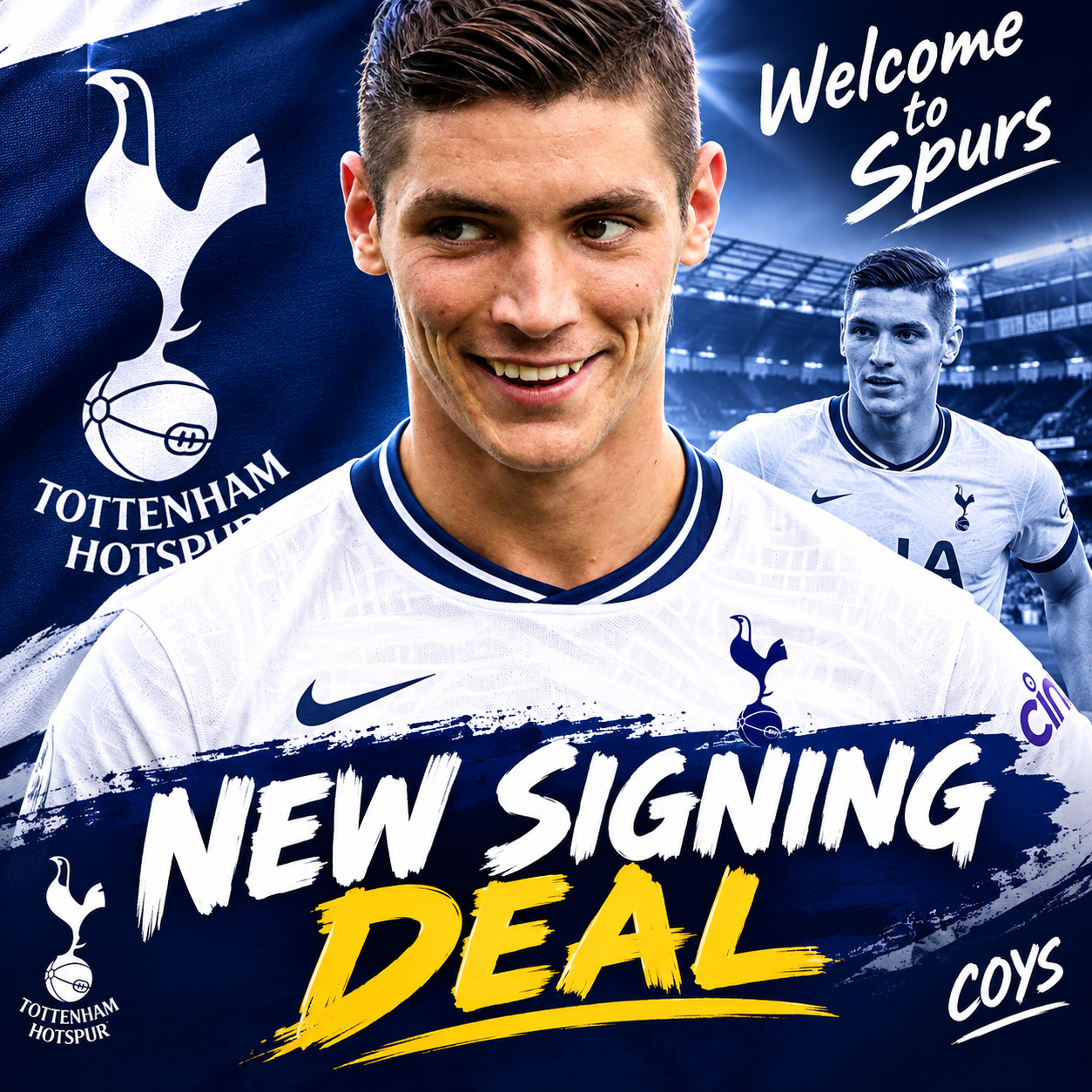 NEW SIGNING DEAL: Tottenham Hotspur manager Roberto De Zerbi has successfully completed a deal to sign a new defender from Nottingham forest Nikola Milenković valid at €….read more
